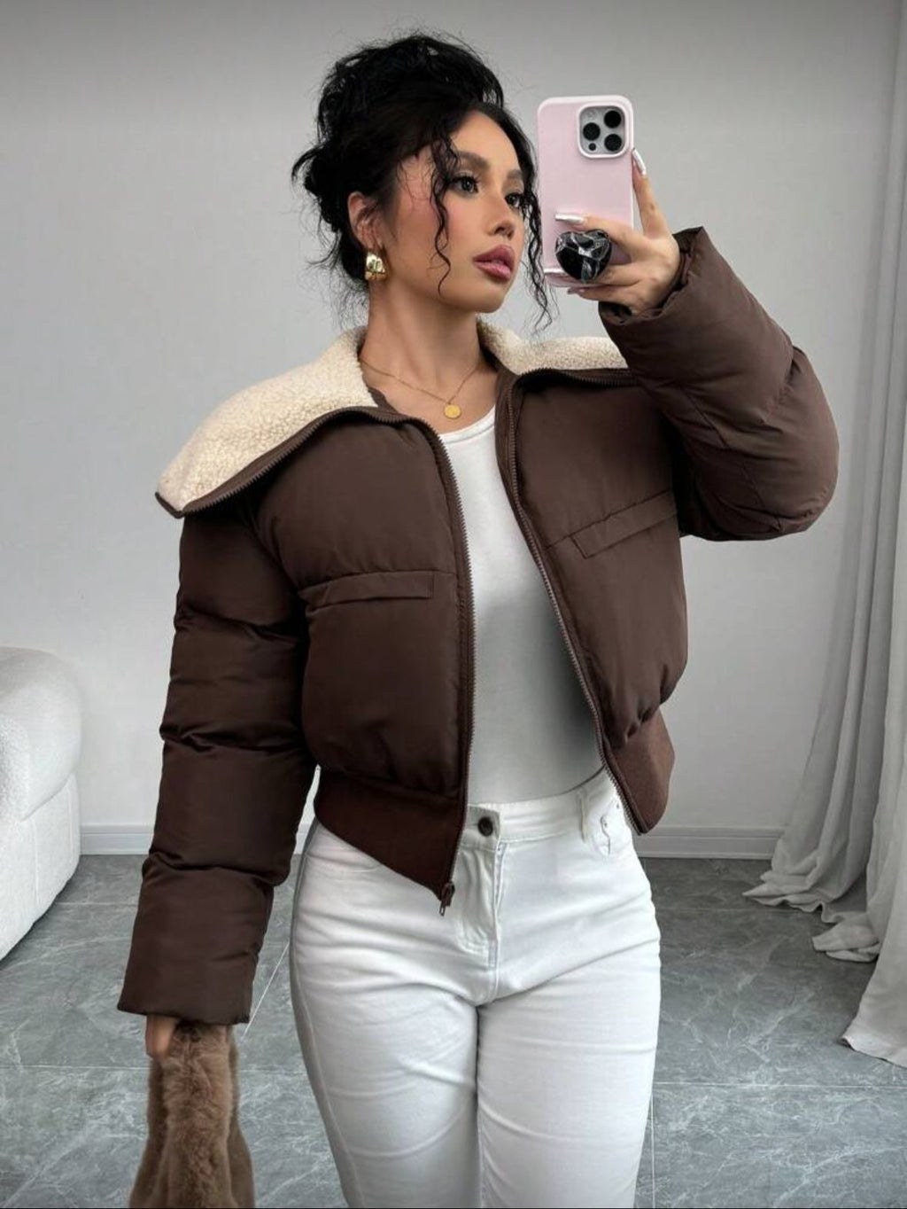 Zipper Fleece Jacket