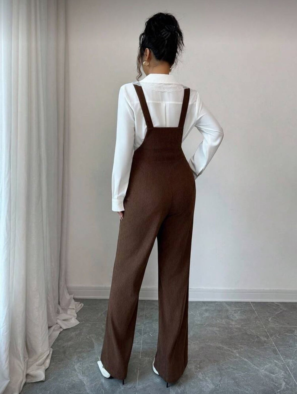 Suspender Pant And Shirt Set