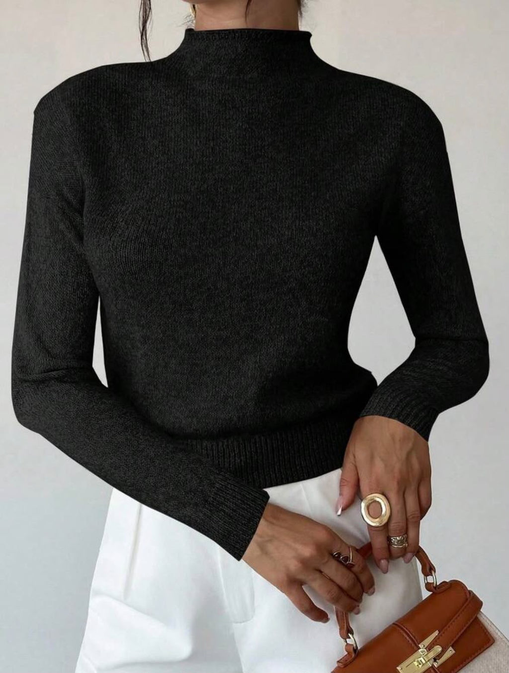 Office basic sweater