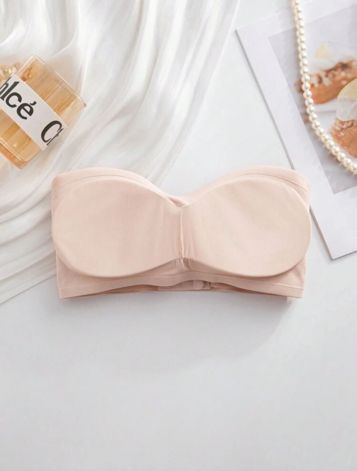 Silicone strapless bra