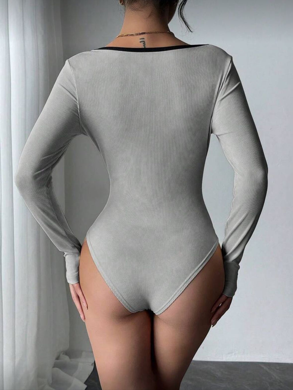 Contrast Binding Bodysuit