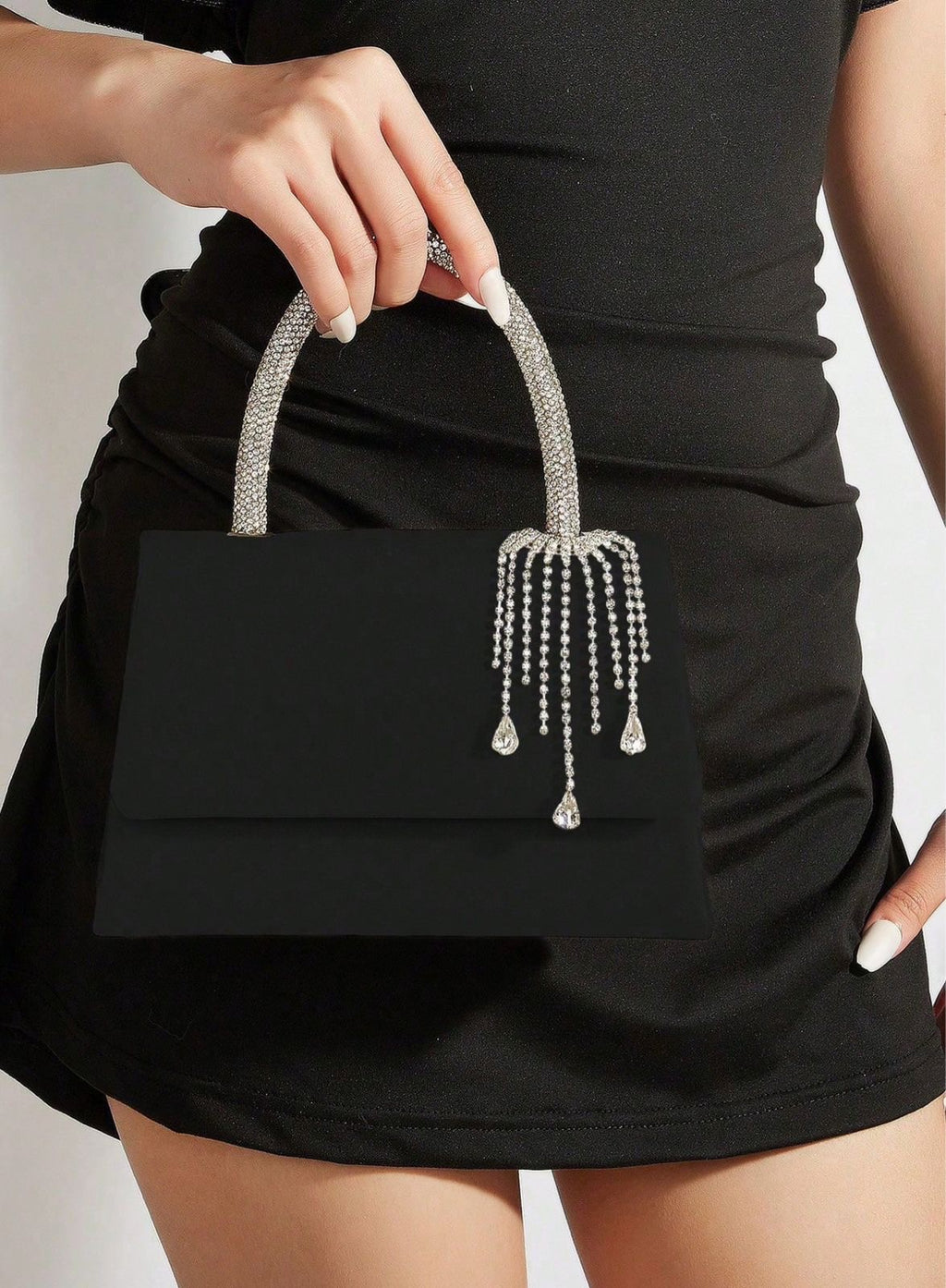 Shiny rhinestone bag