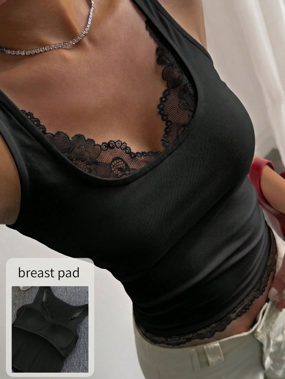 Patchwork camisole top