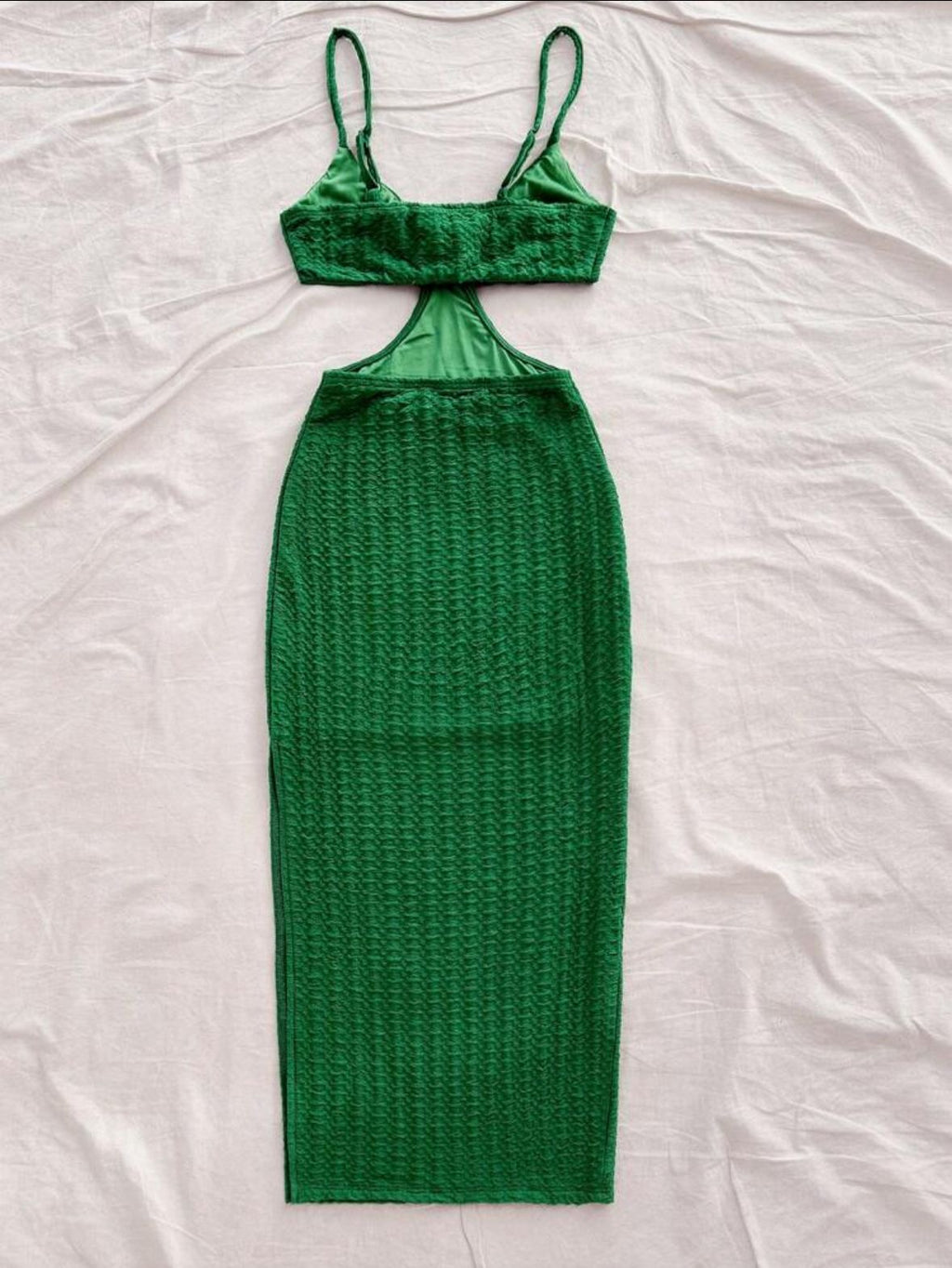 Cut out waist dress