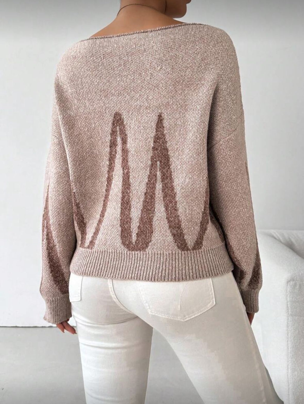 Drop Shoulder Sweater