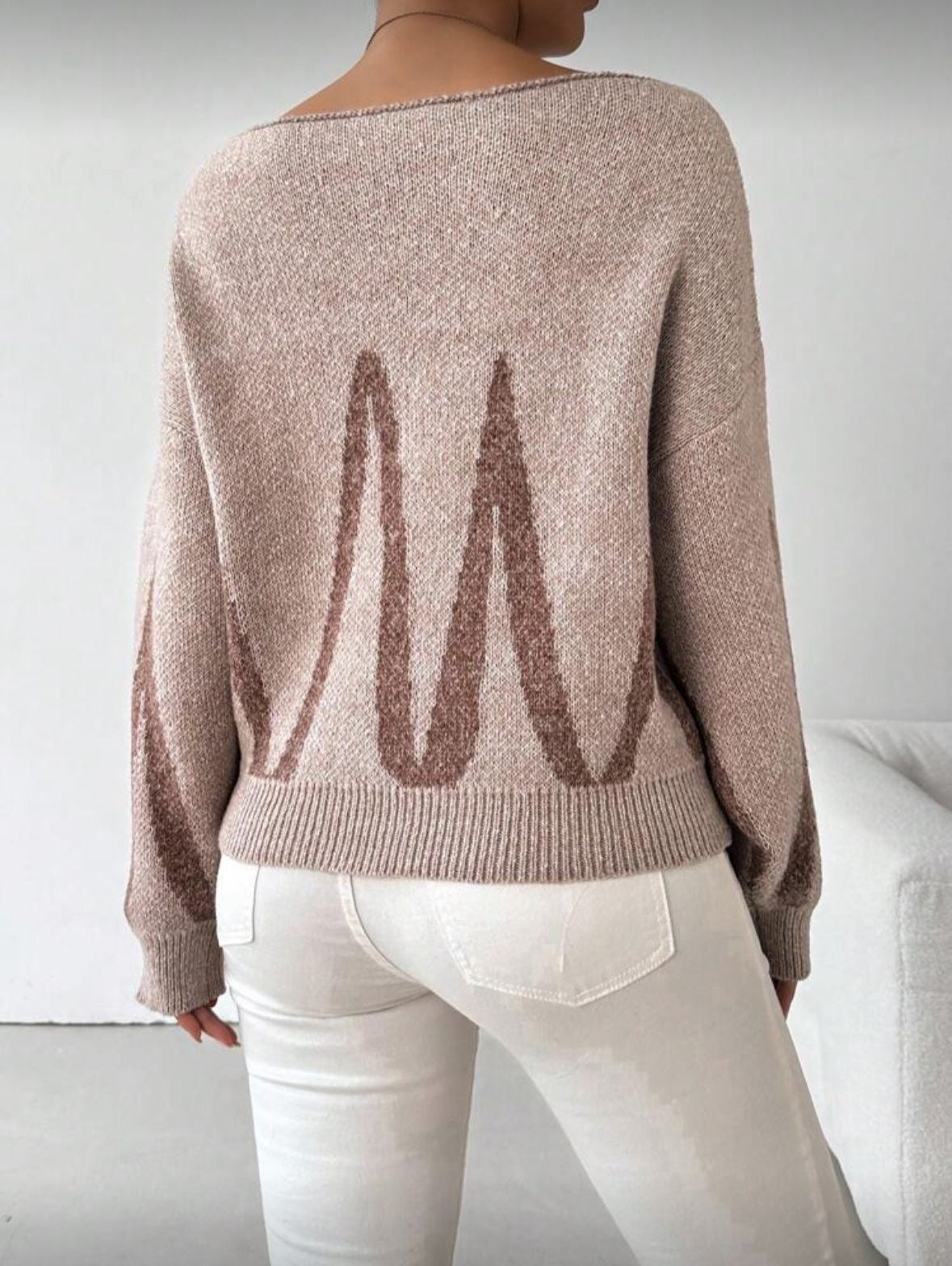 Drop Shoulder Sweater