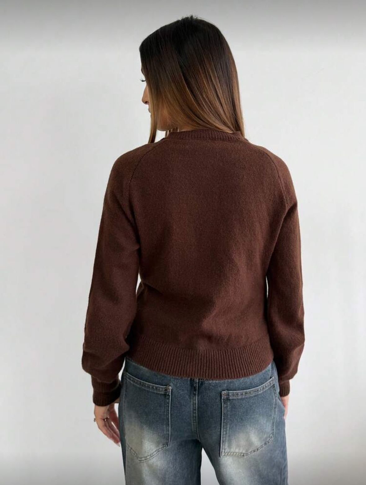 Round Neck Cardigan