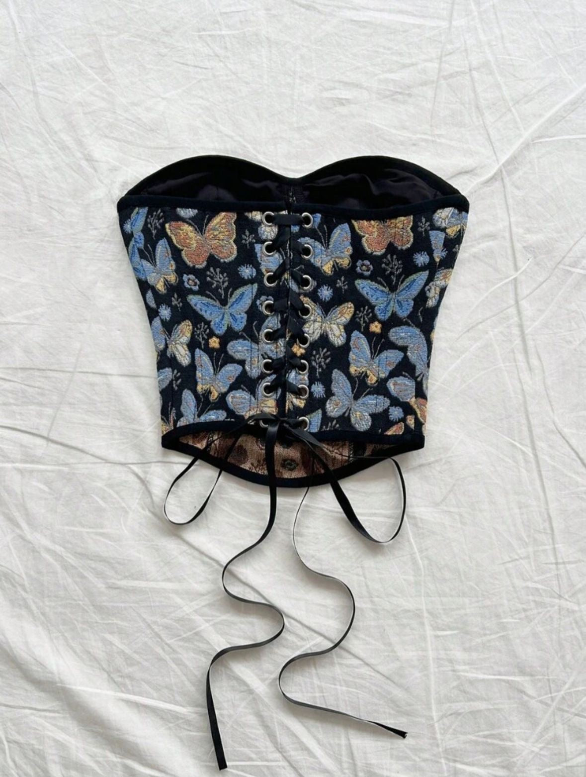 Tie back crop top