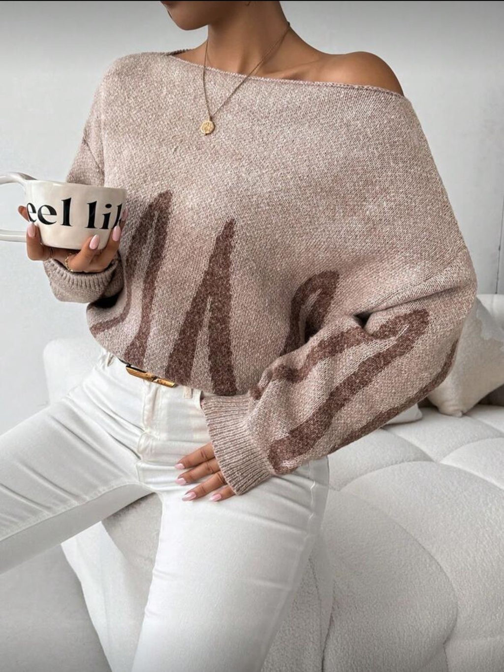 Drop Shoulder Sweater