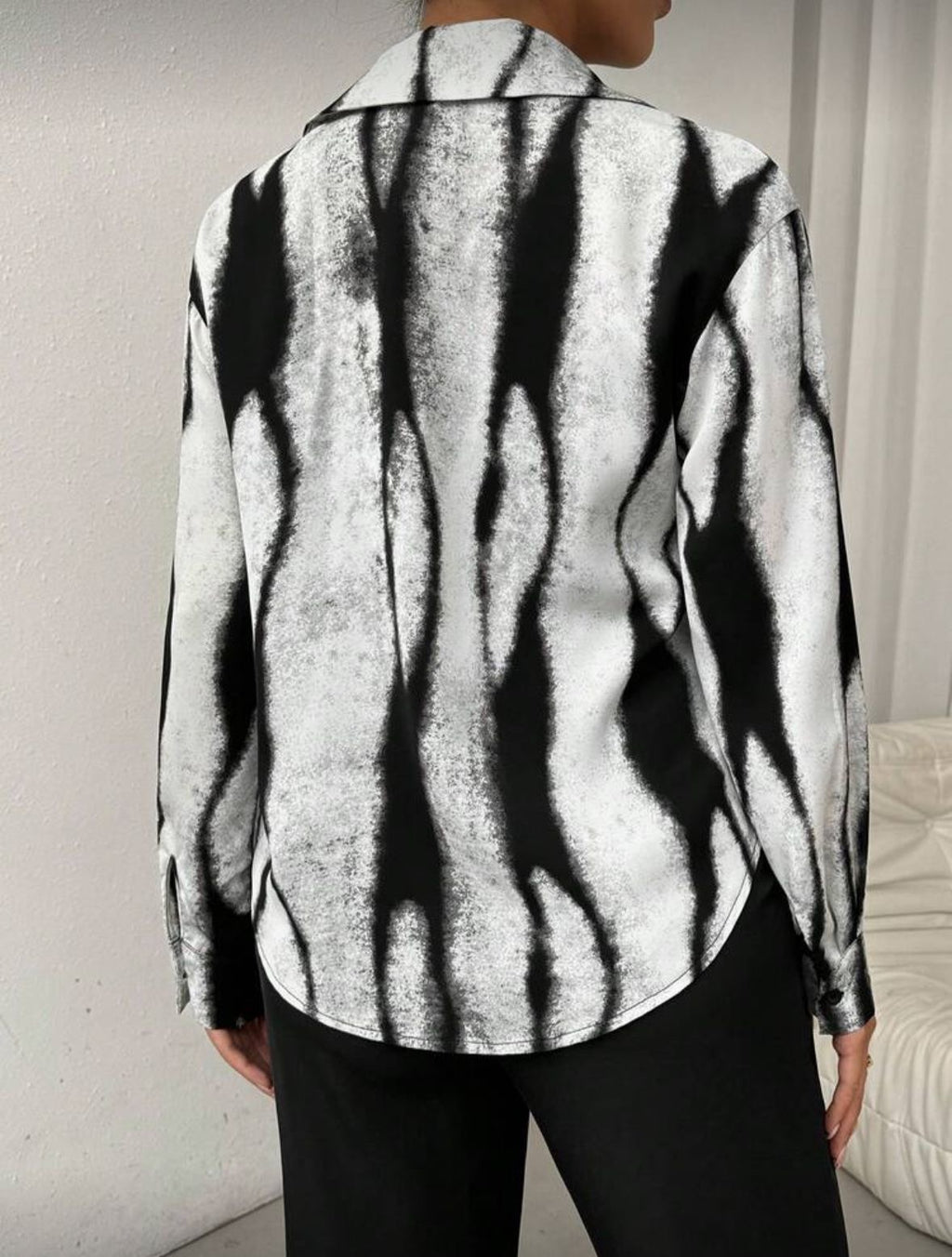 Black and white shirt