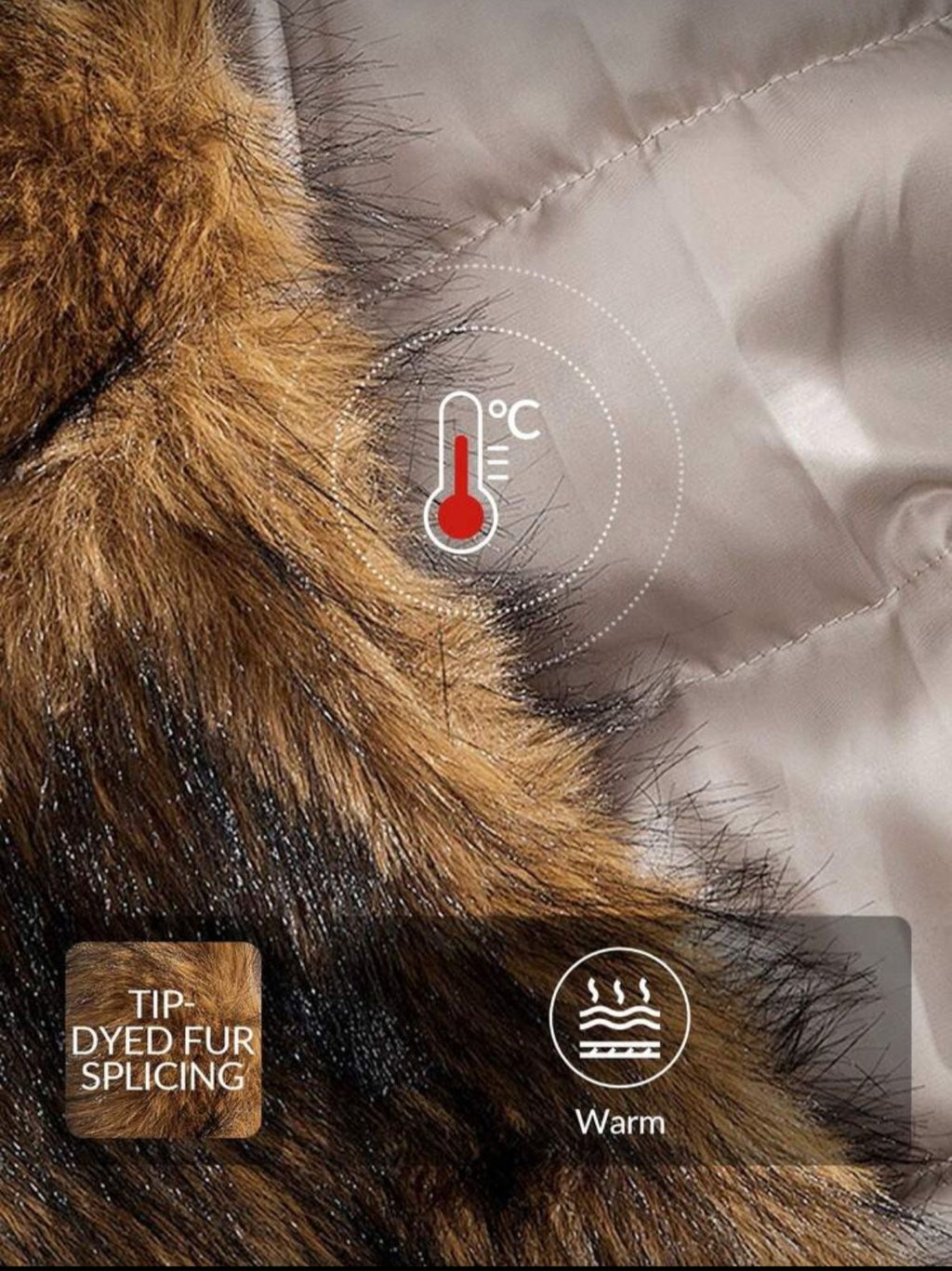 Fuzzy patchwork jacket