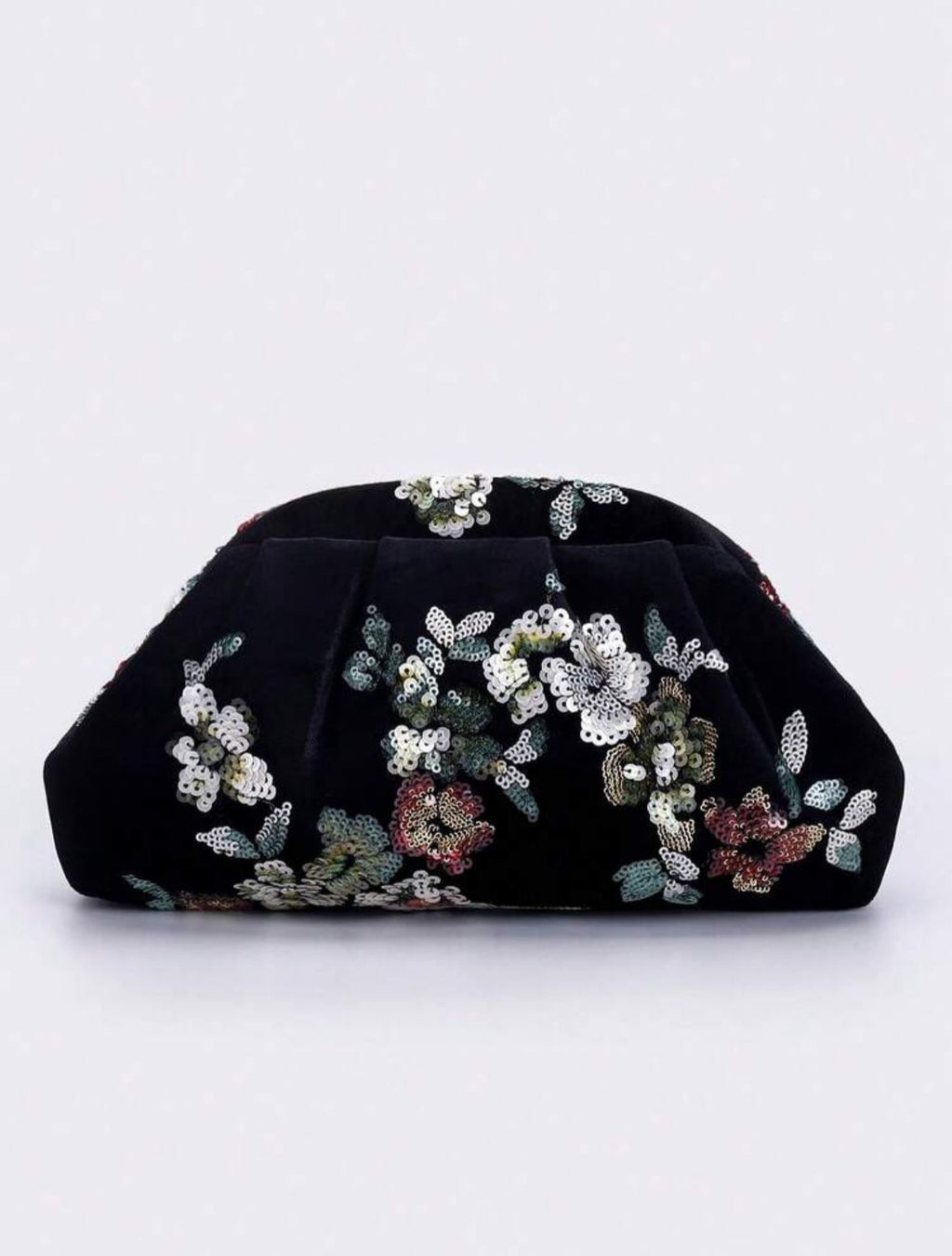 Sequin embroidered bag