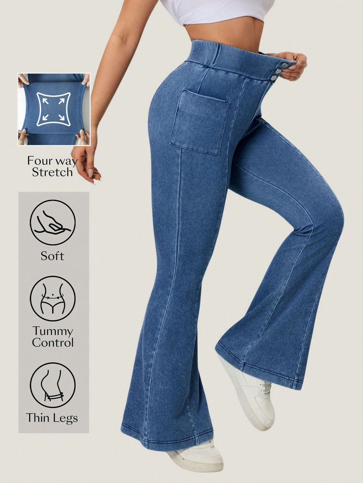 Casual flare jeans