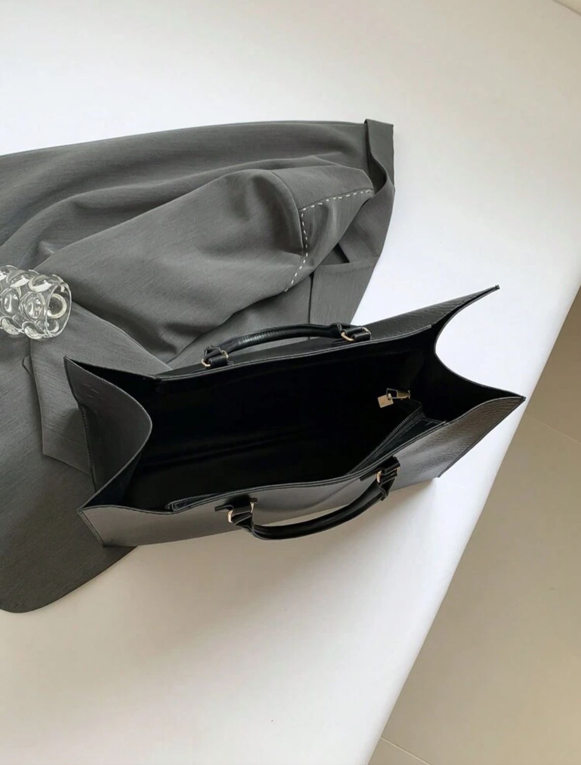 Snale skin large bag