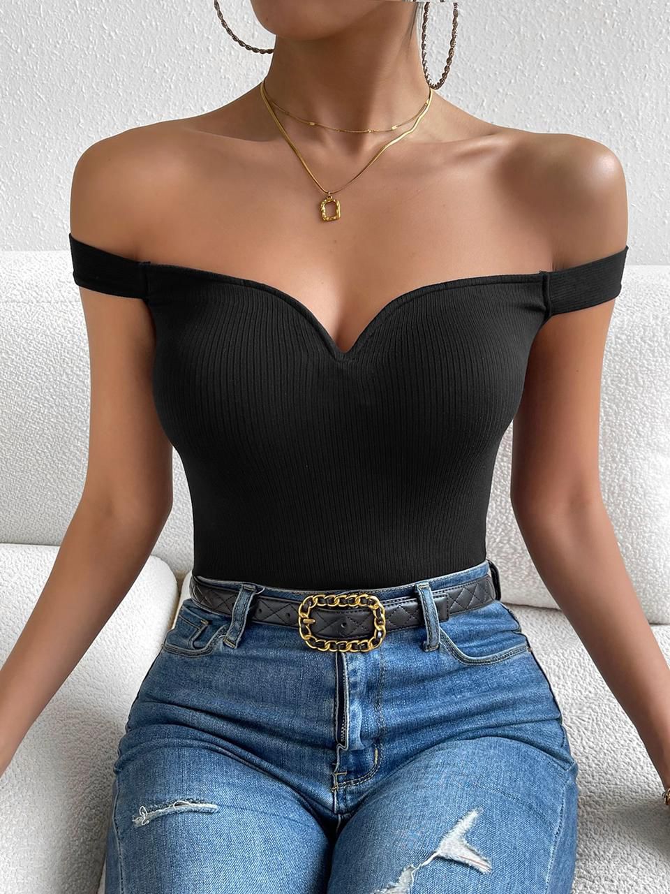 Off shoulder top