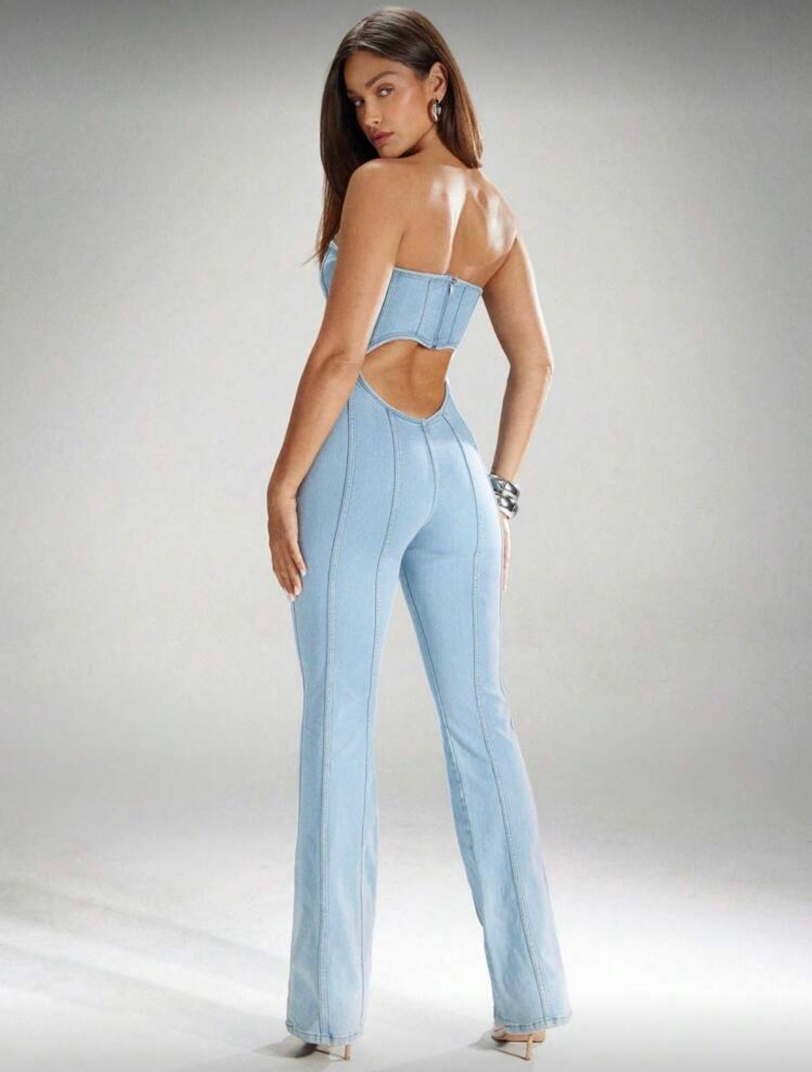 Heart cut out jumpsuit
