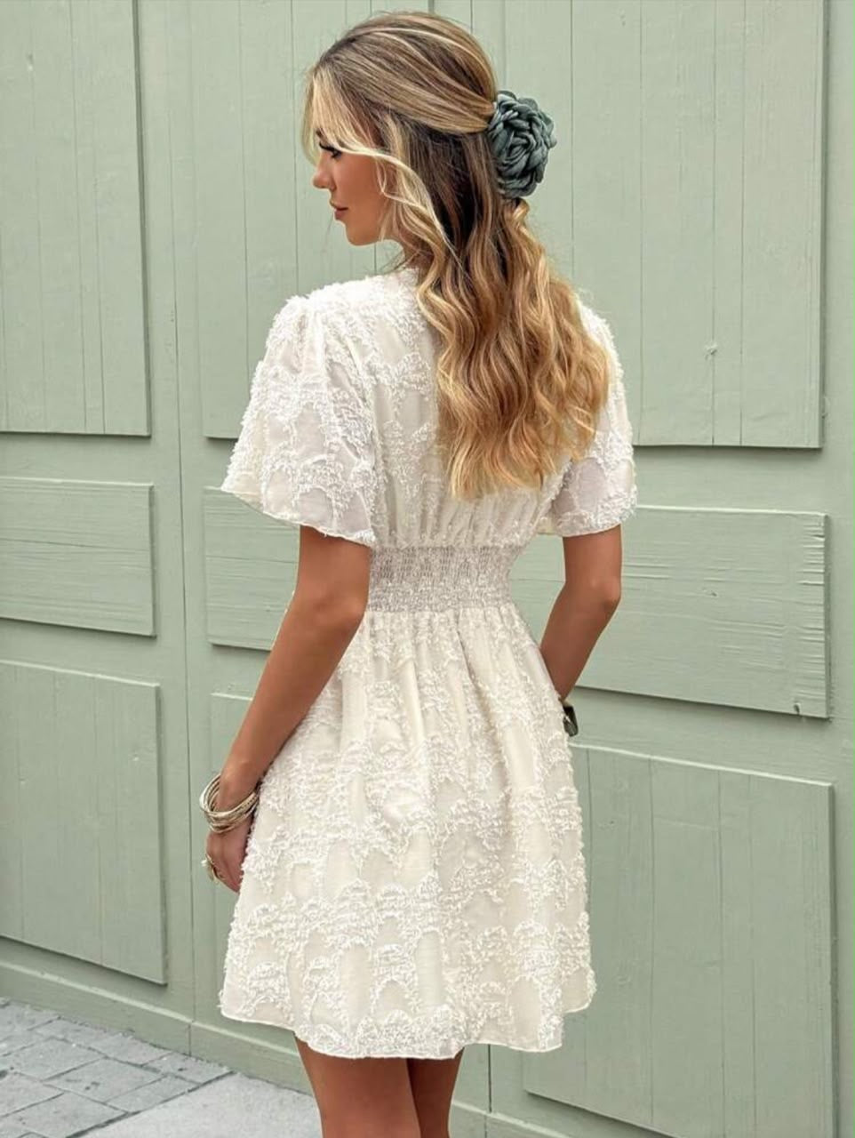 Waisted short dress