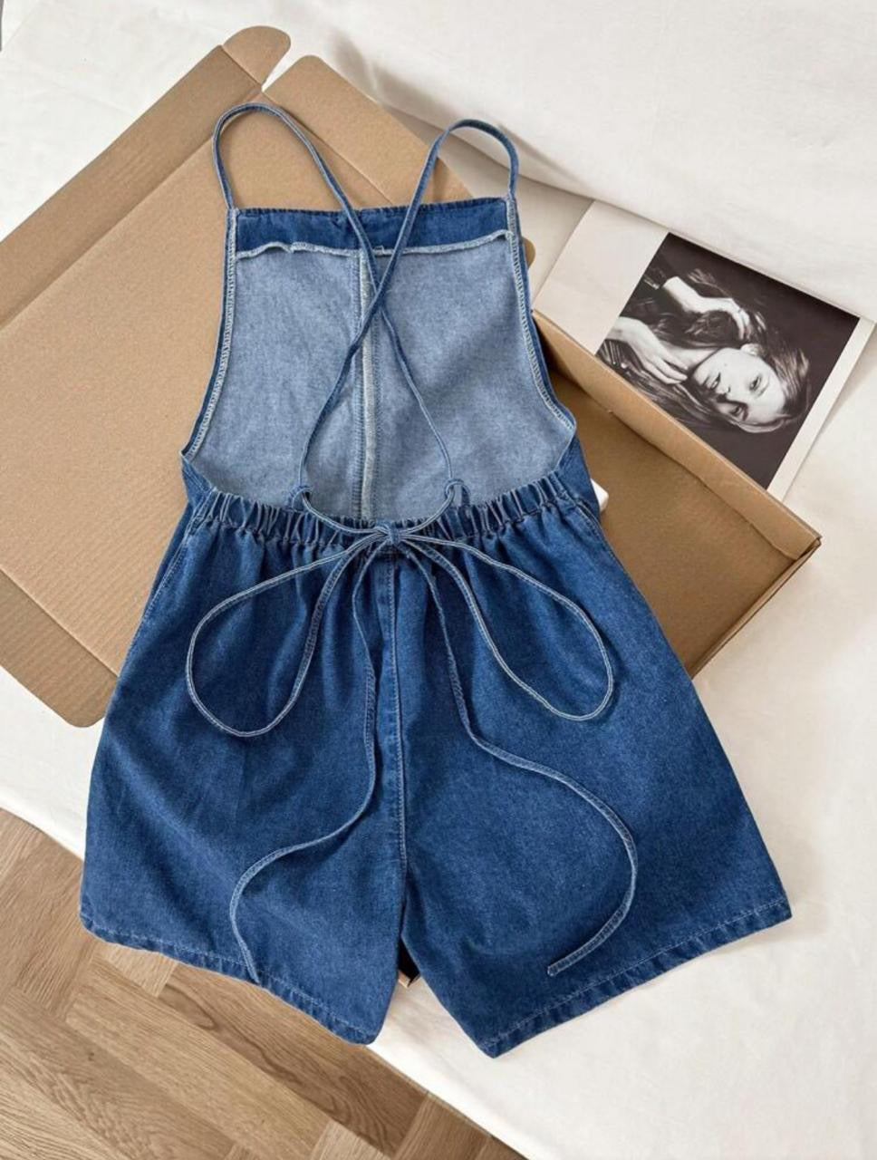 Criss-cross back overall