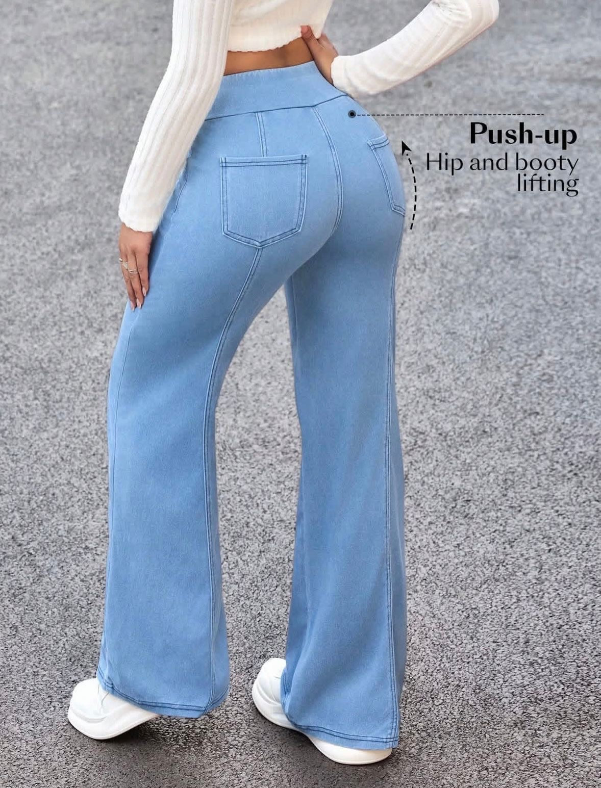Push up lycra jeans