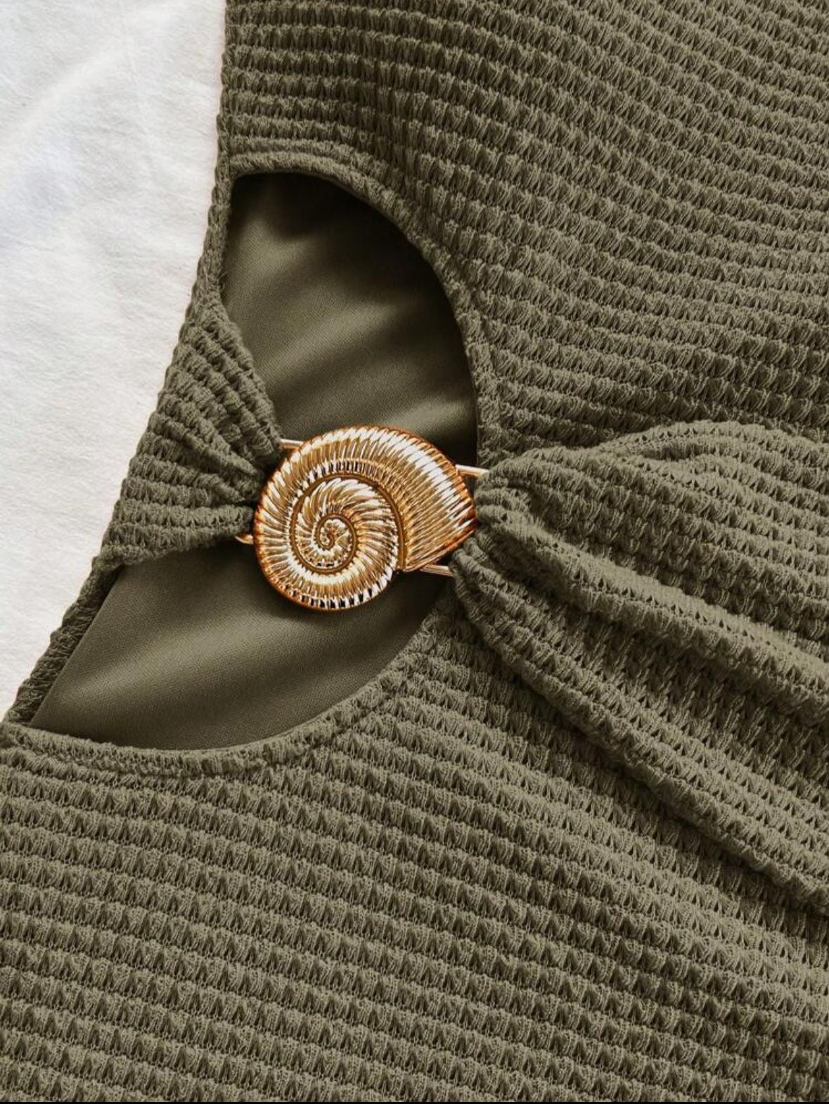 Seashell vacation dress