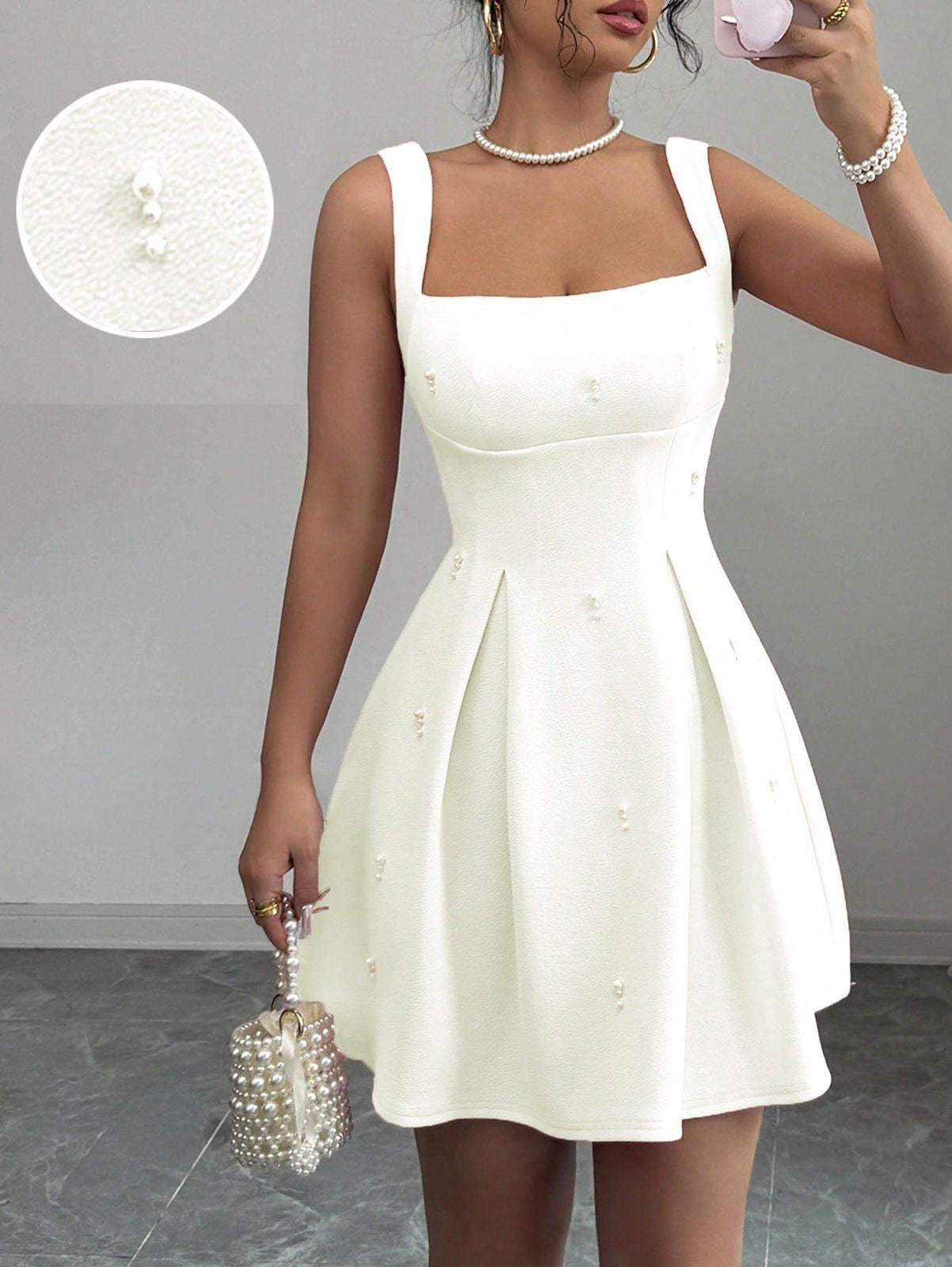 Wide Strap Dress