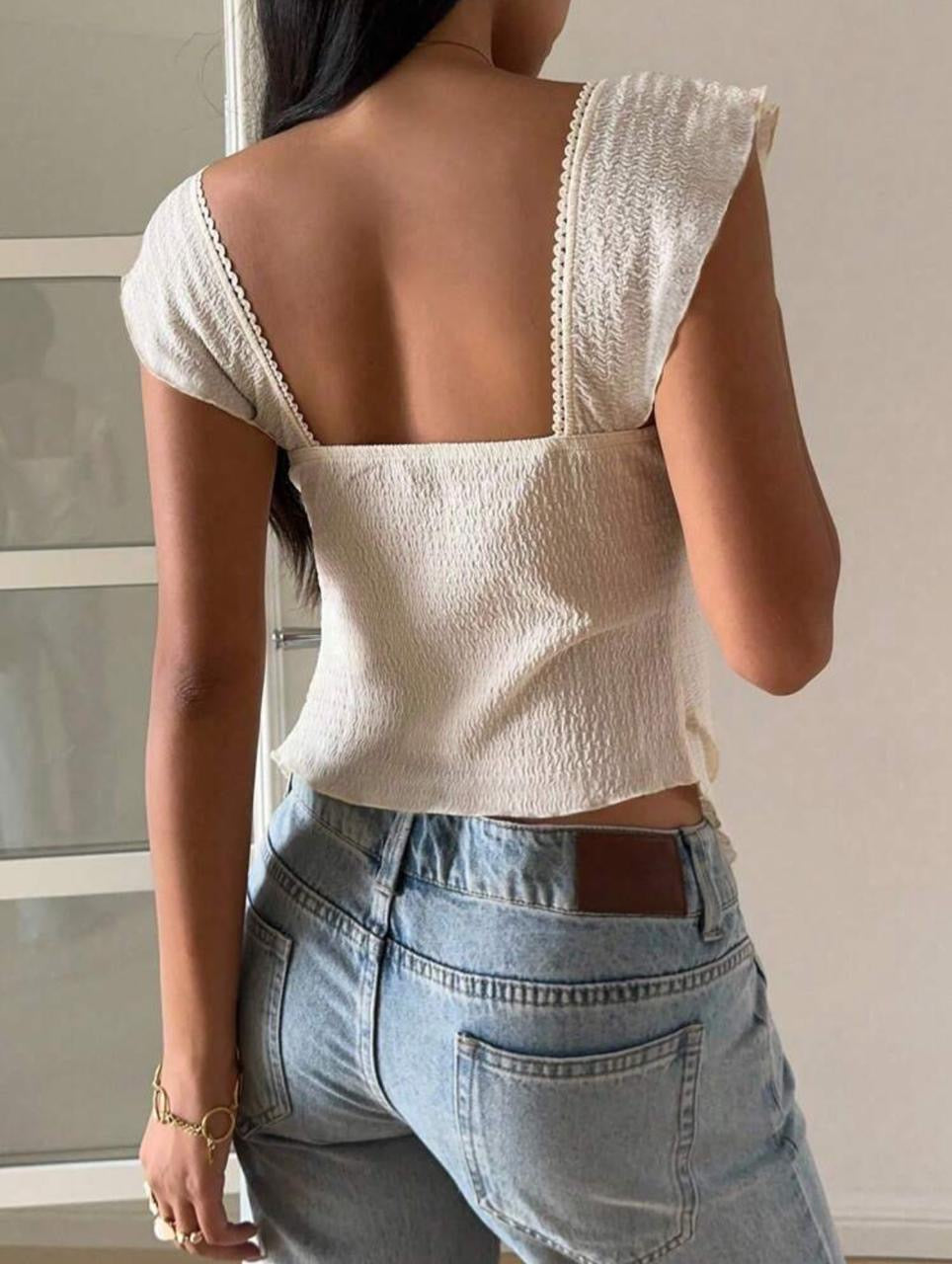Textured knit top