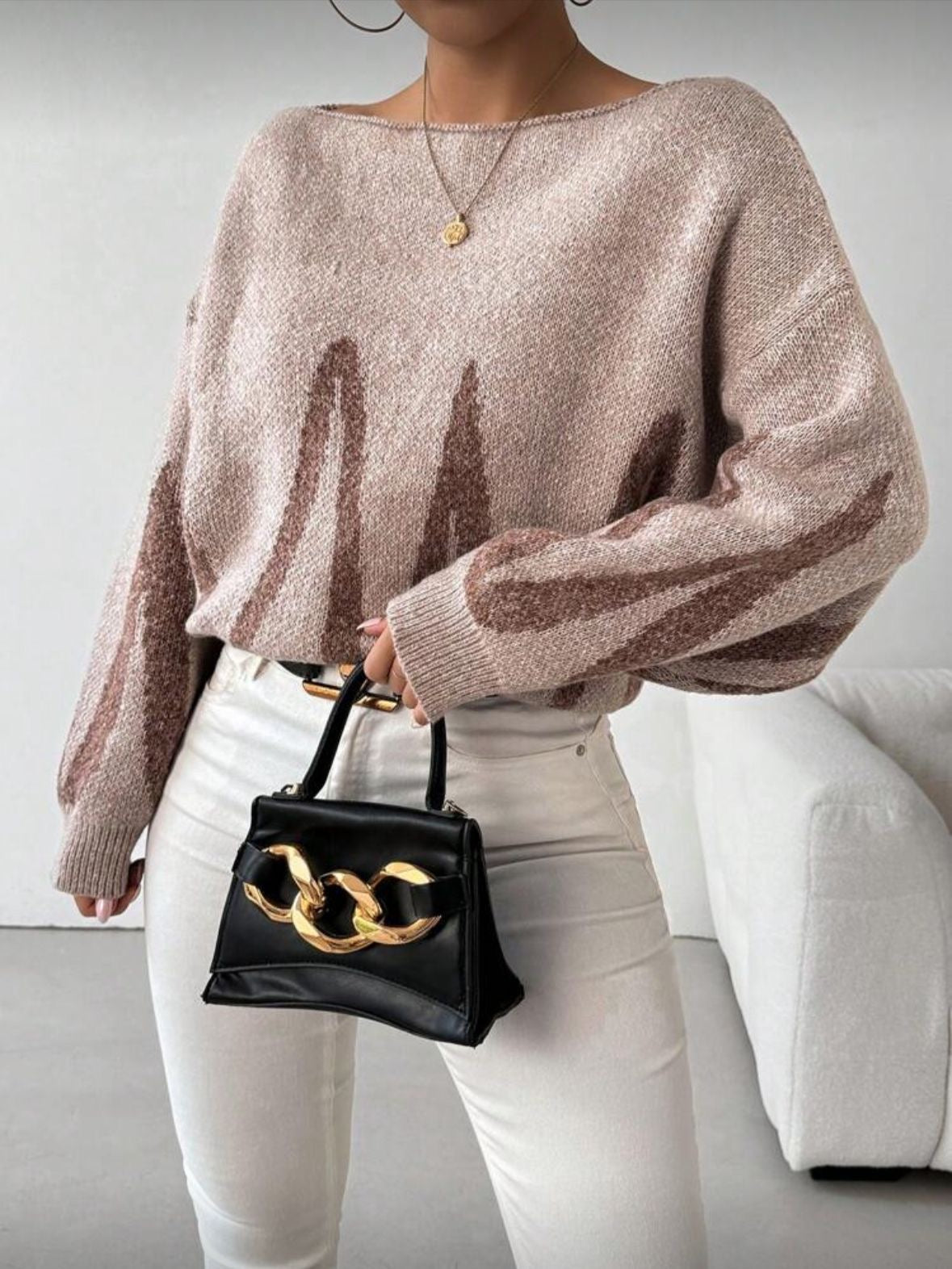 Drop Shoulder Sweater