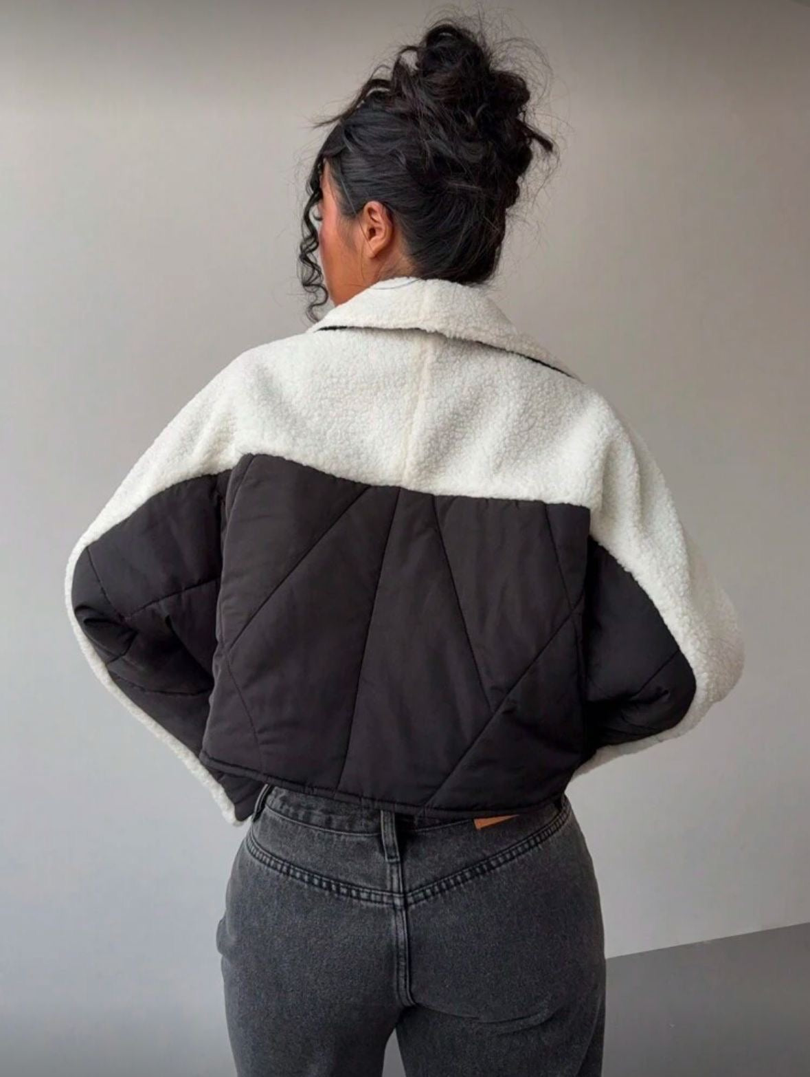 Windproof padded jacket