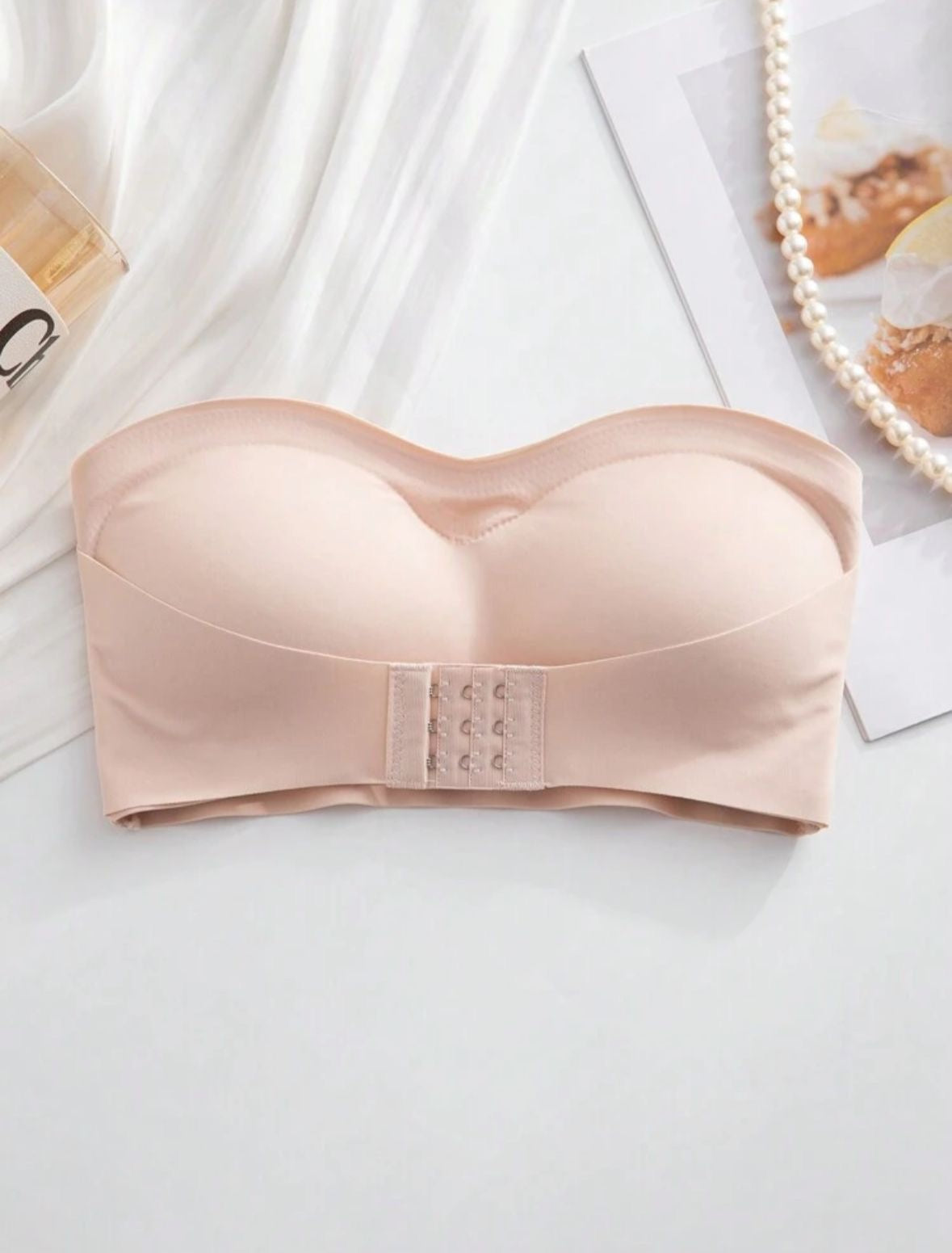 Silicone strapless bra
