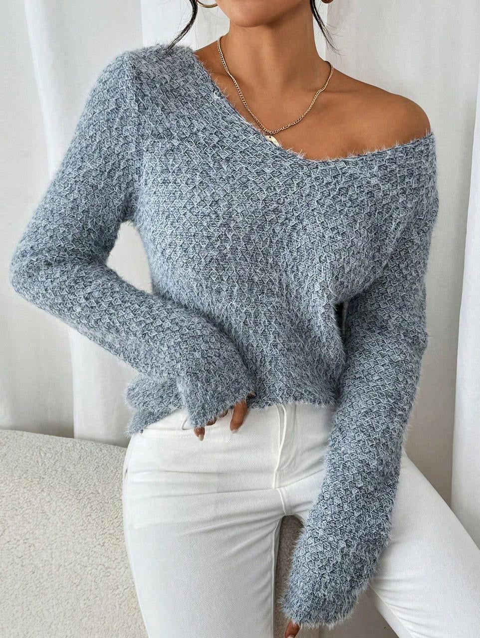 V-Neck soft sweater