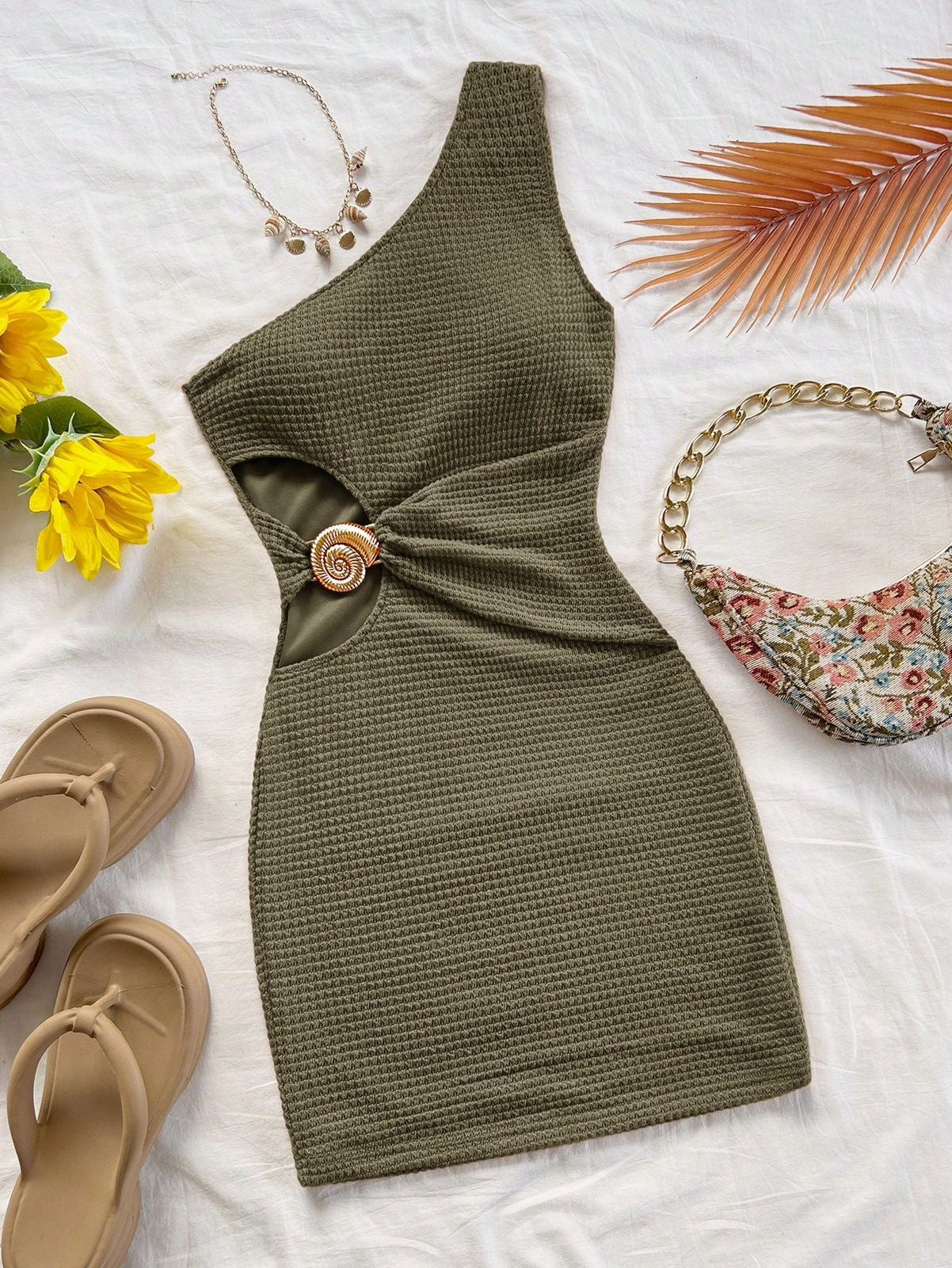 Seashell vacation dress