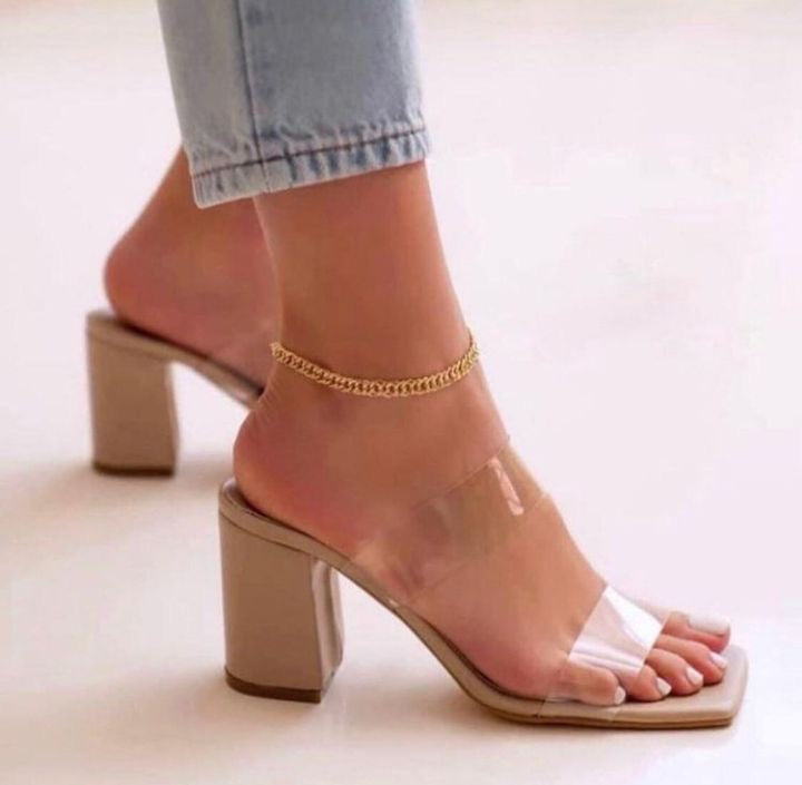 Transparent heels