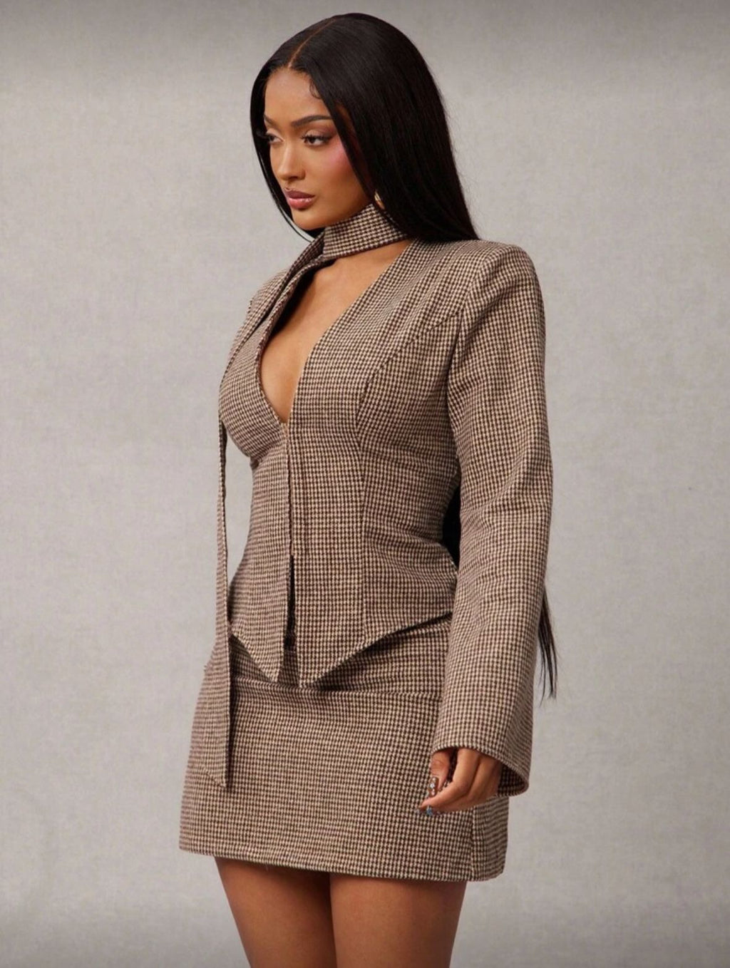 3pcs retro chic suit