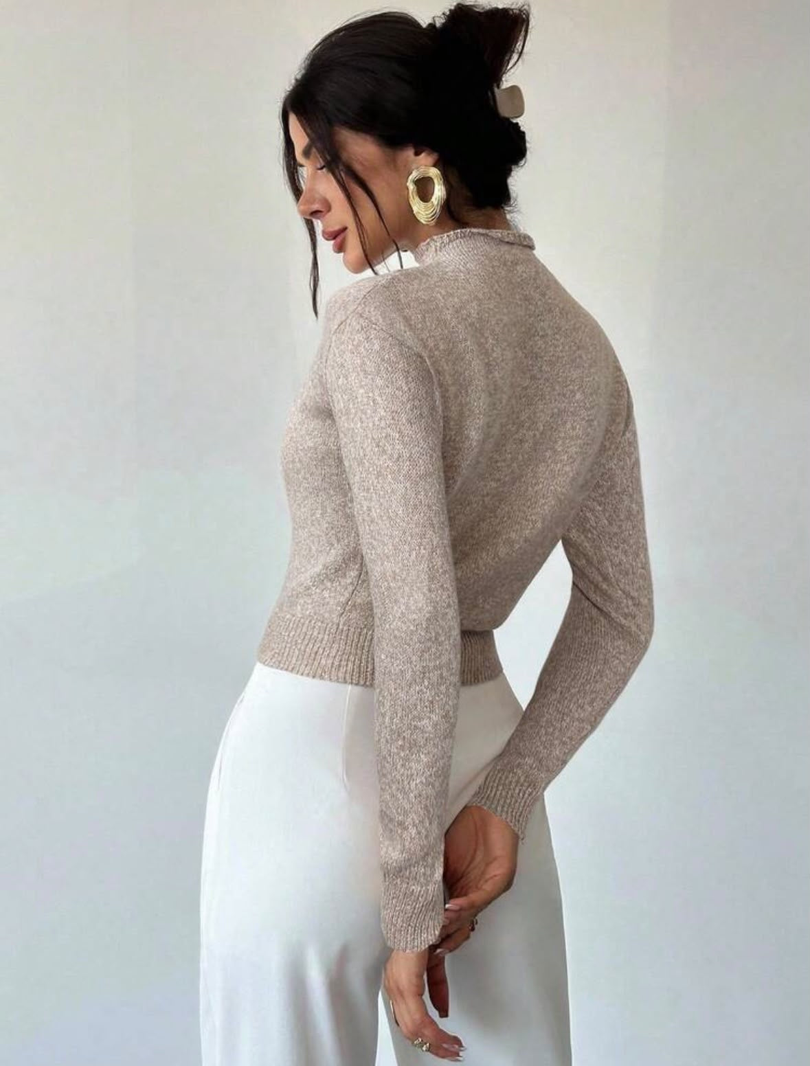 Office basic sweater