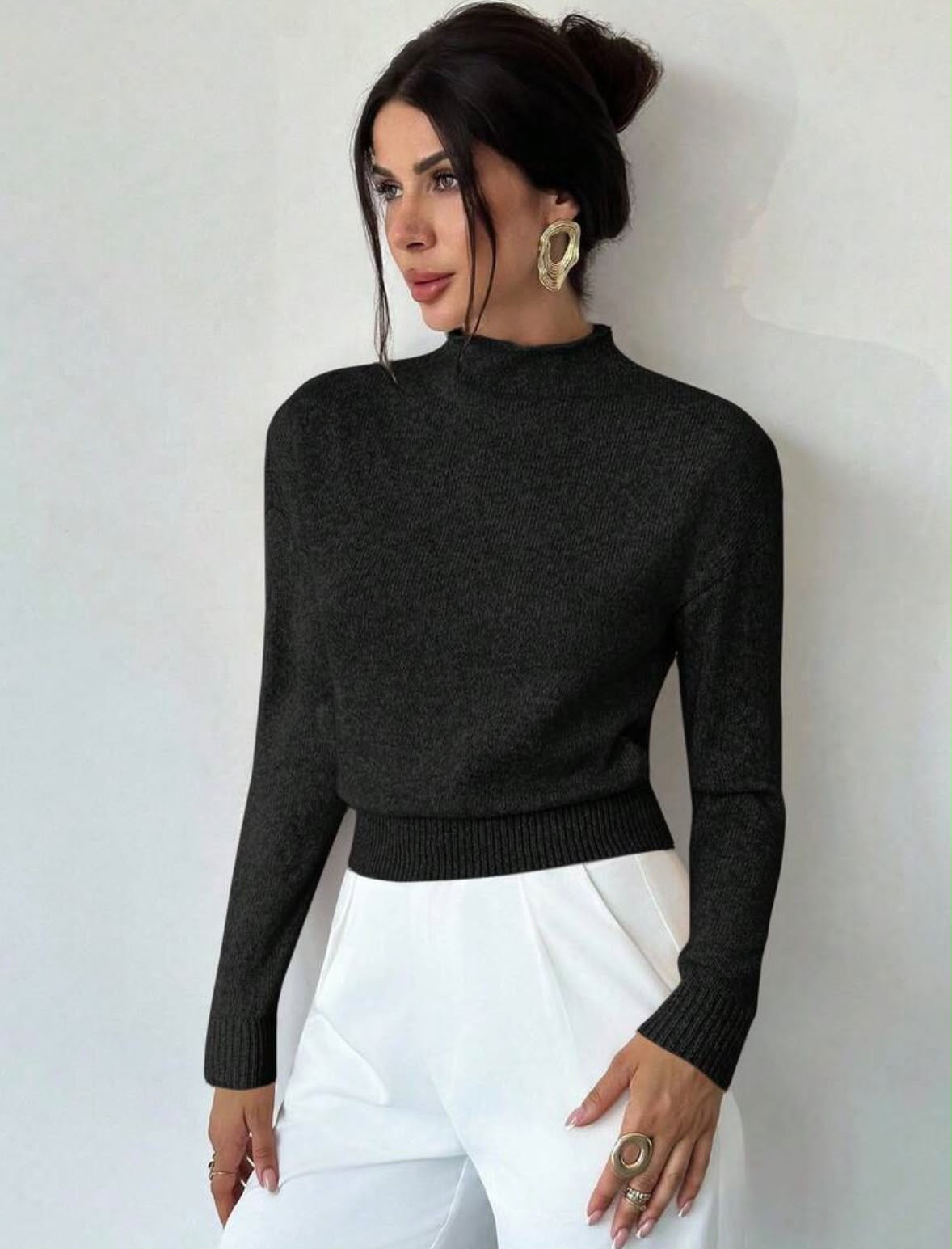 Office basic sweater