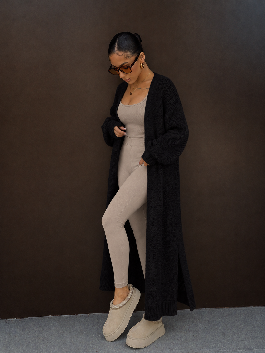 Open front Knit Cardigan