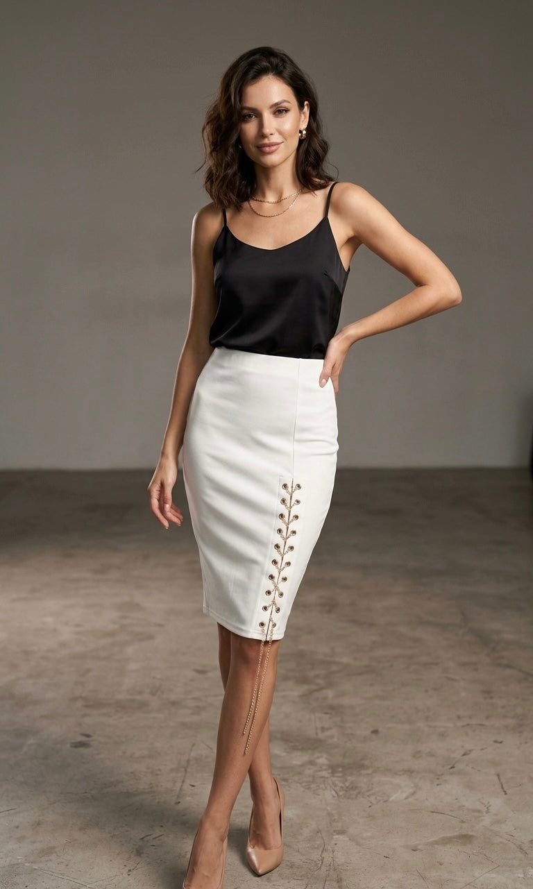 Fitted skirt