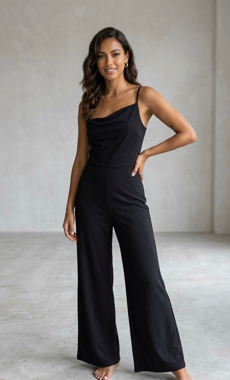Elegant sleeveless jumpsuit