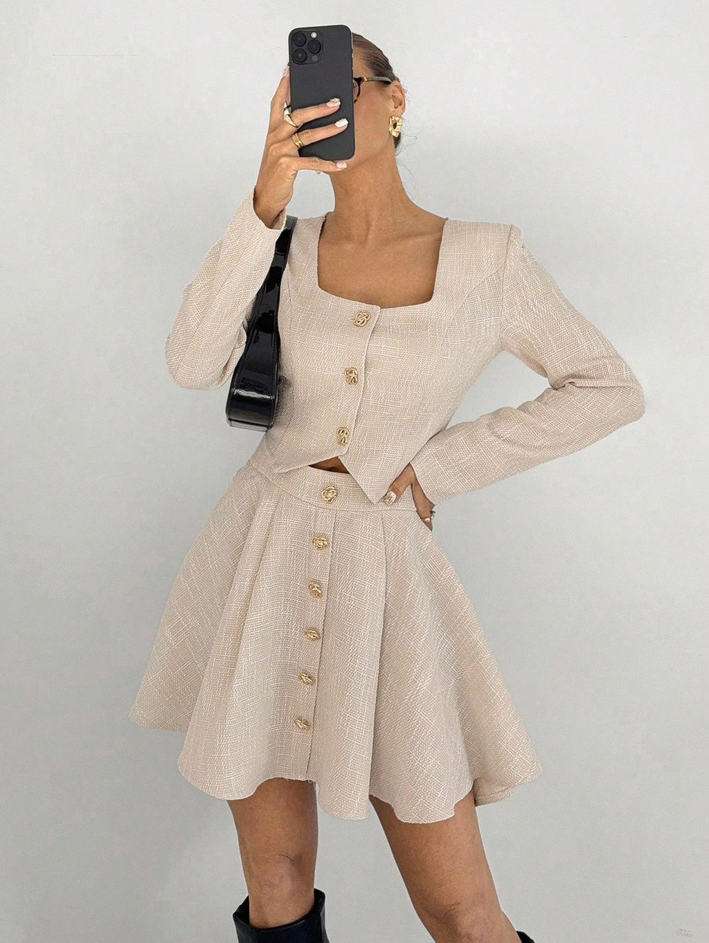 Tweed two pieces set