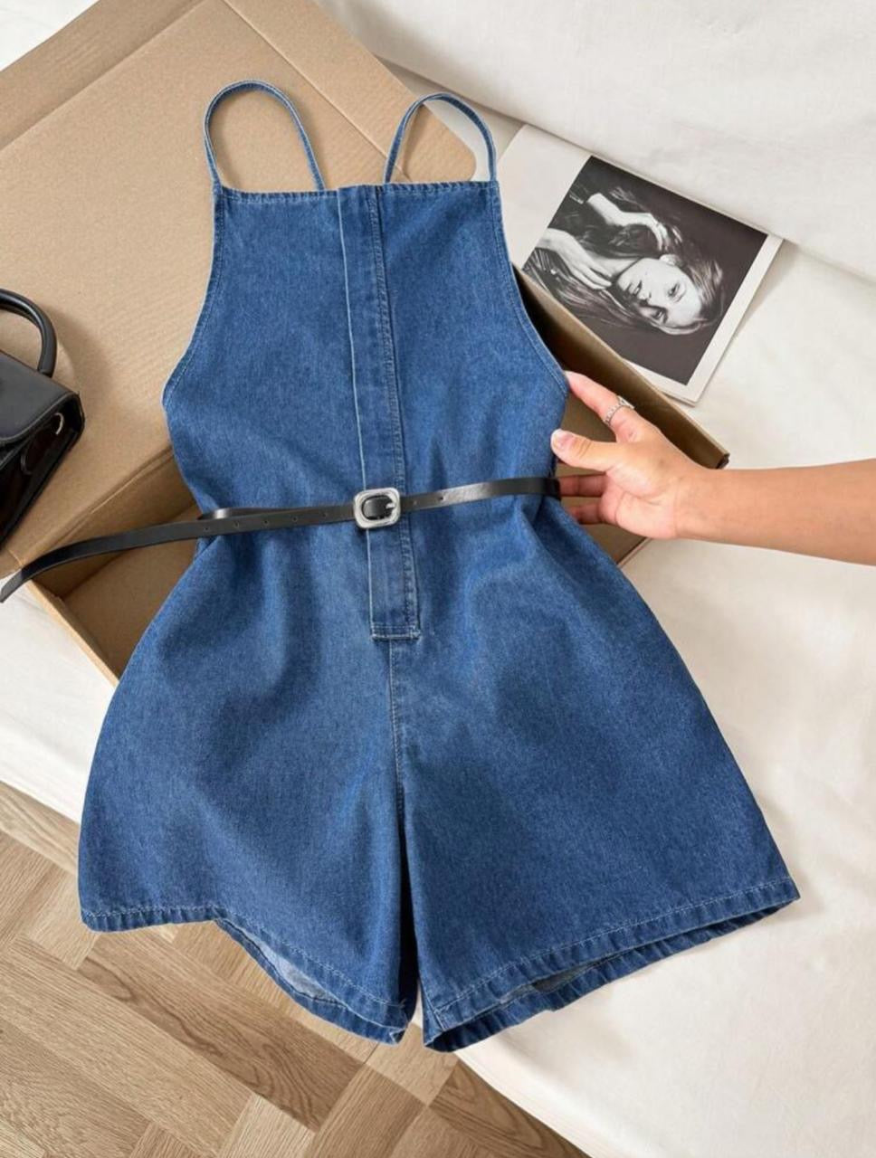 Criss-cross back overall
