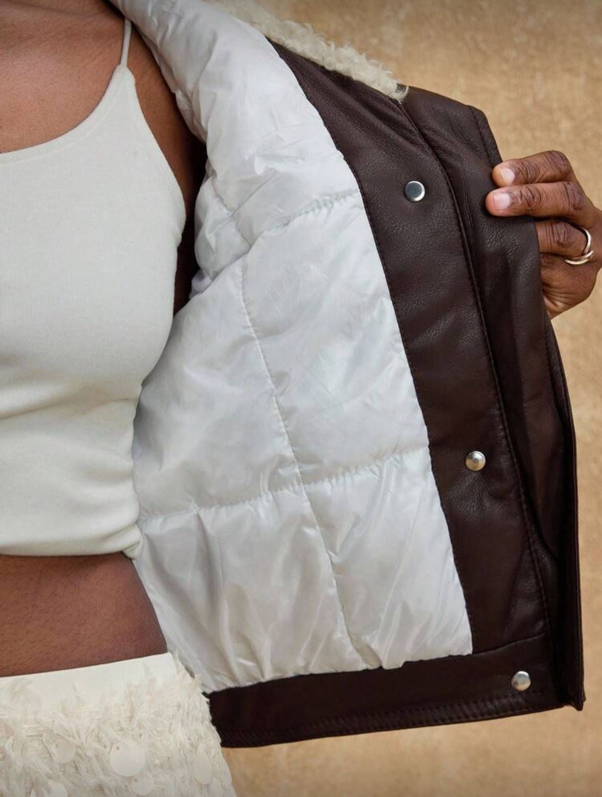 Motorcycle padded jacket