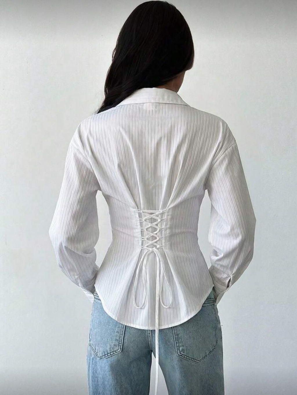 Tie-waist shirt