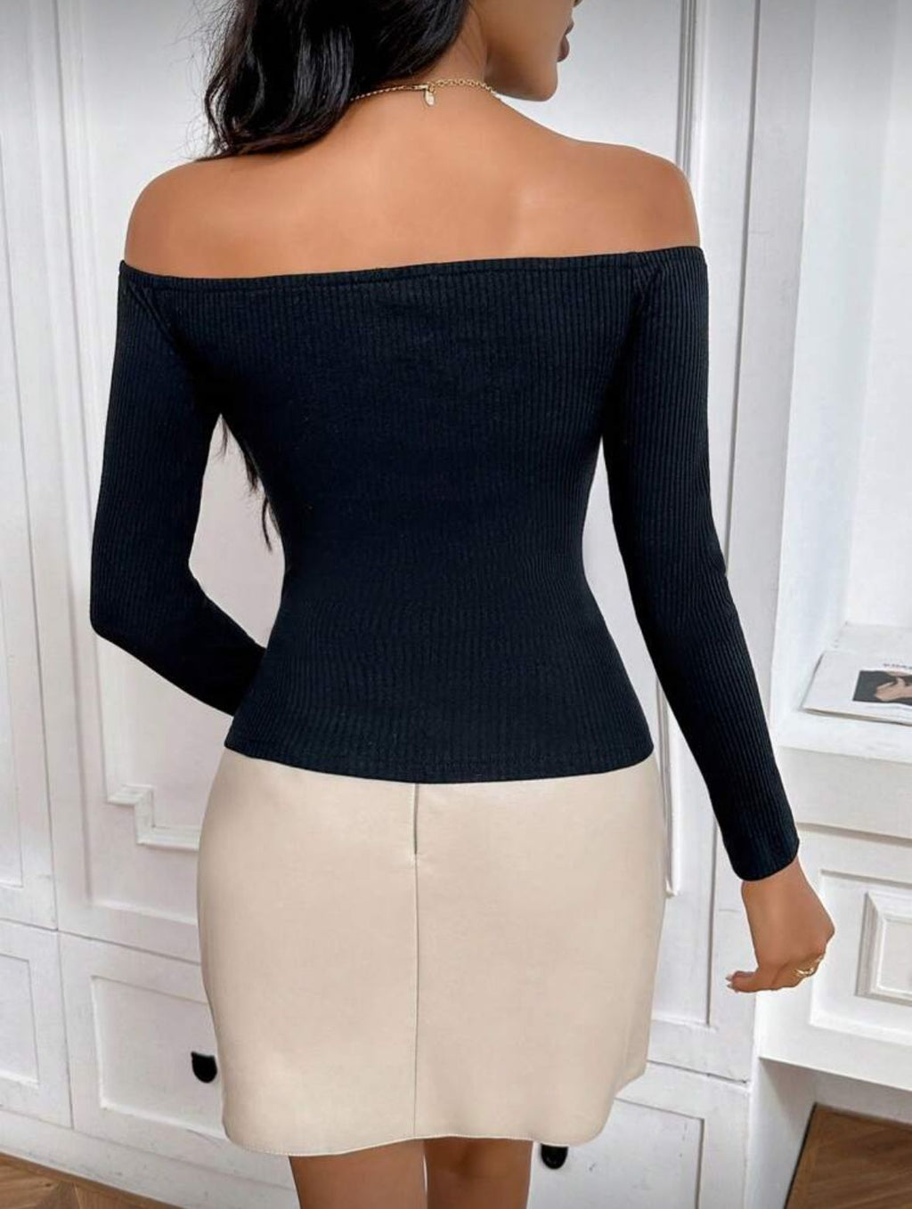 Minimalist Off Shoulder Top