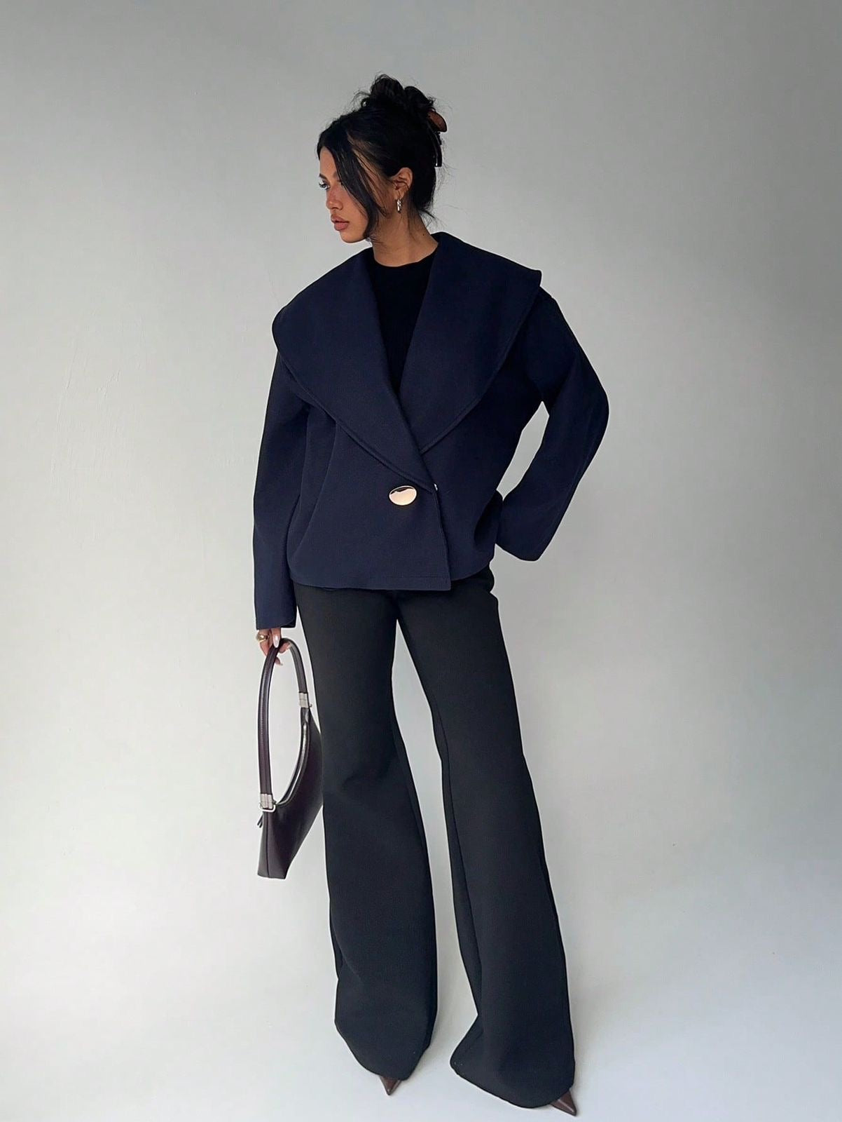 Lapel Loose Overcoat