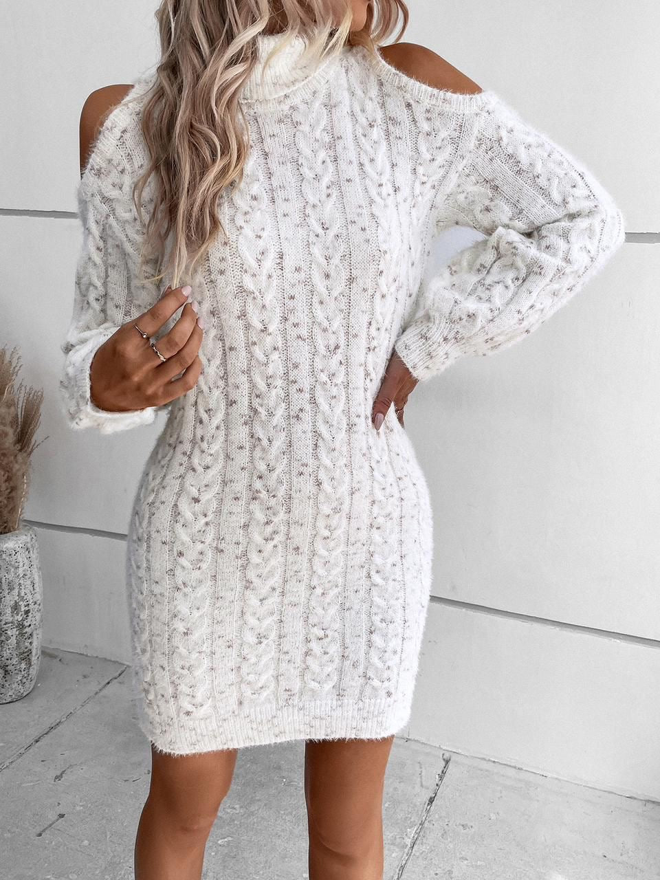 Turtleneck Sweater Dress