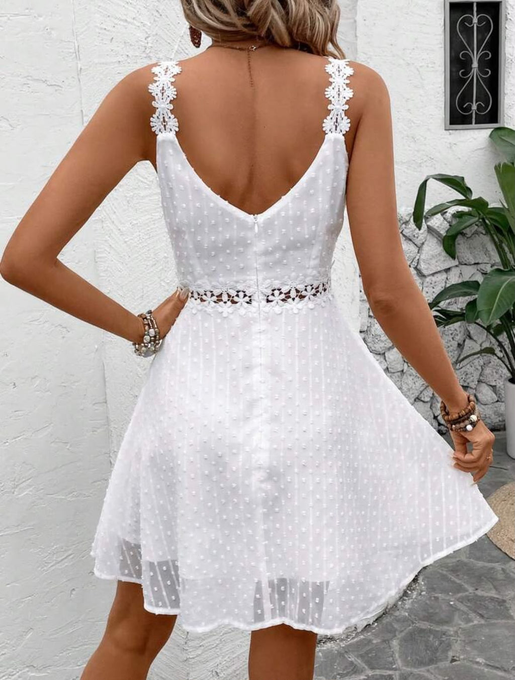 Jacquard cami dress