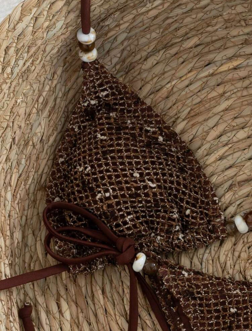 Beaded crochet bikini