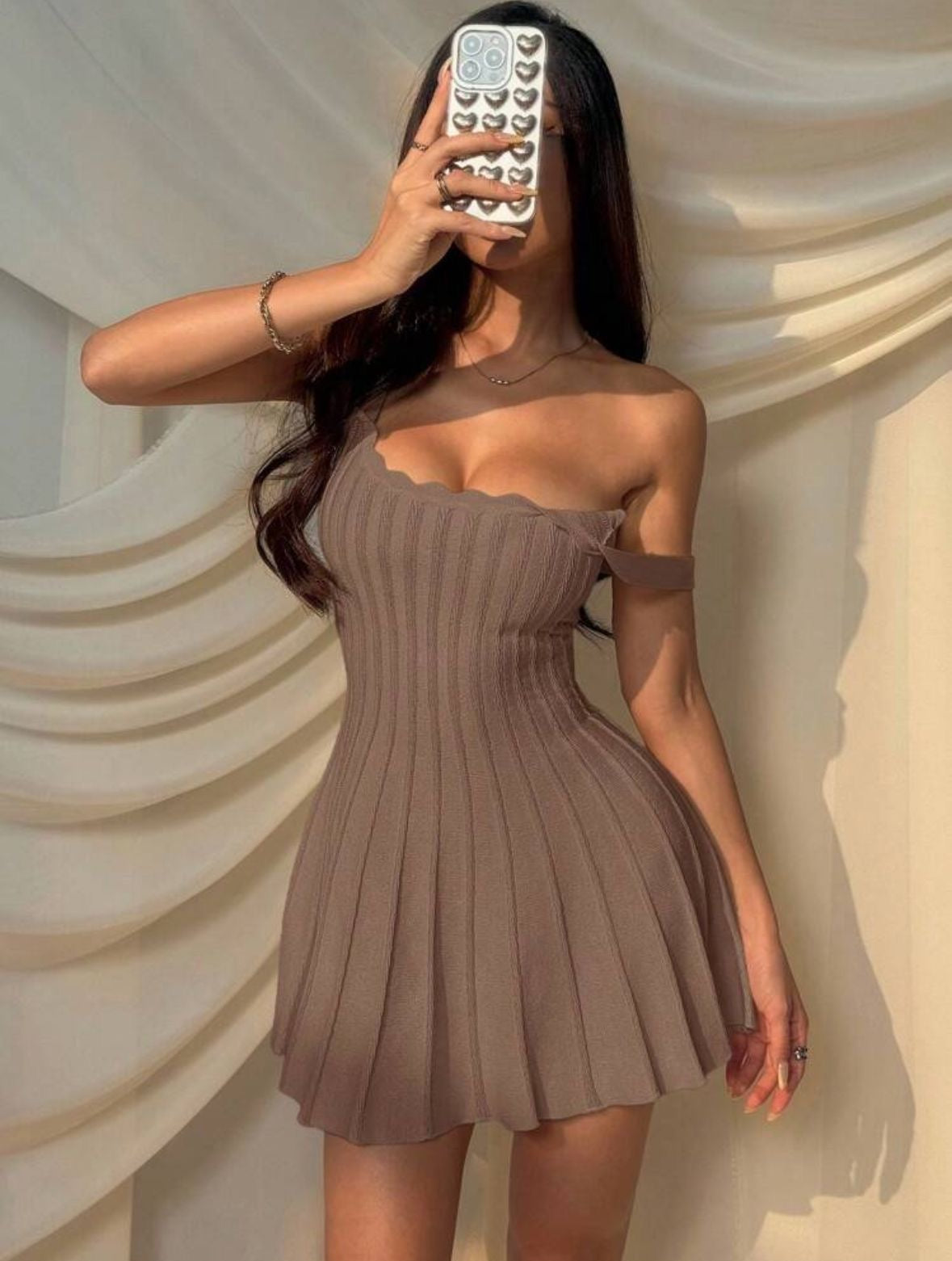 Casual knit dress