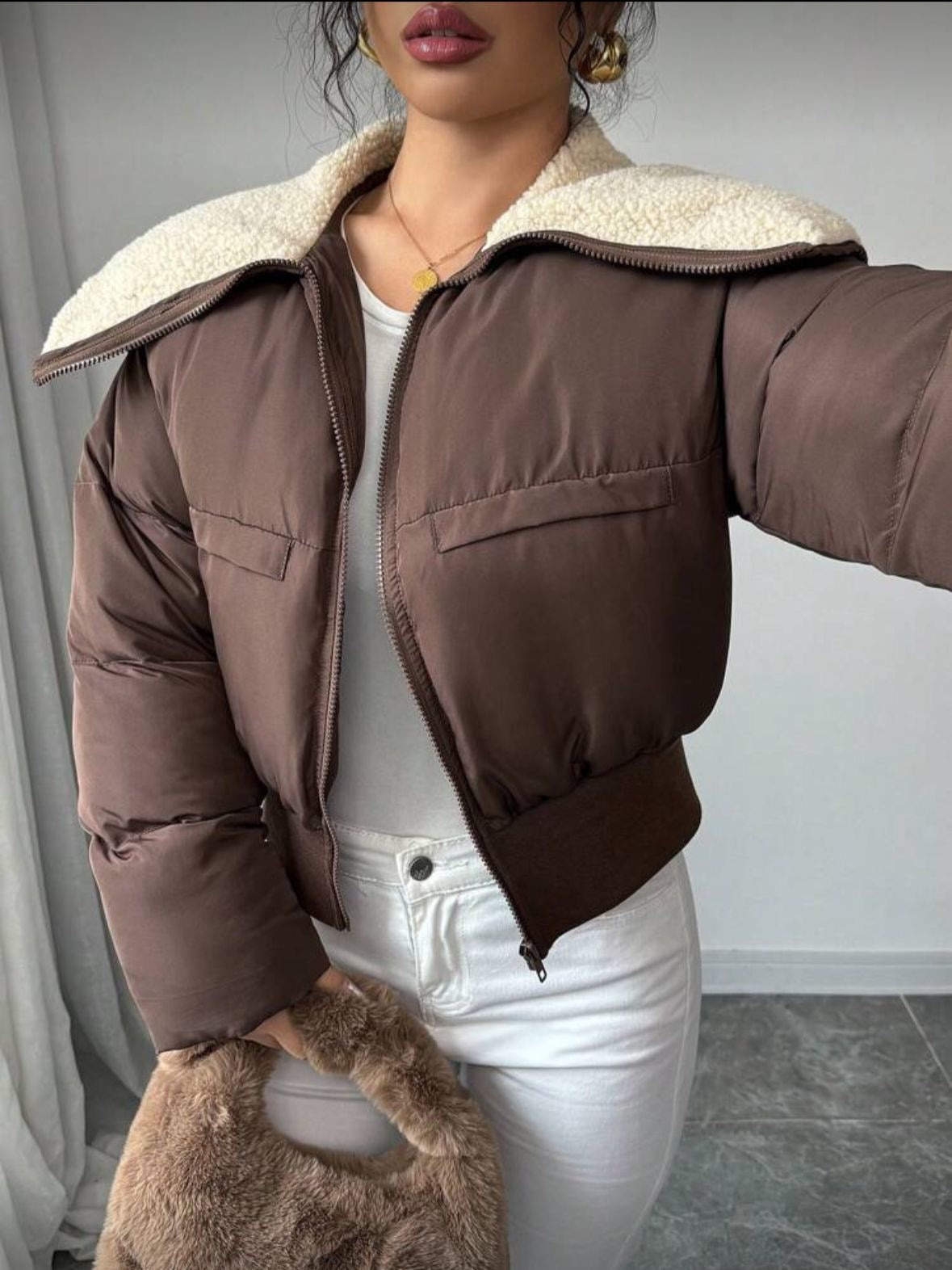 Zipper Fleece Jacket