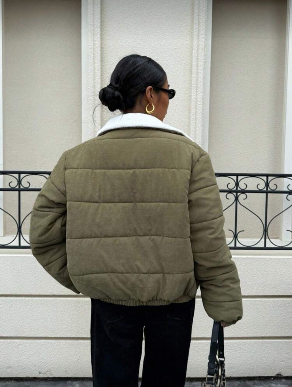 Sherpa Puffer Jacket